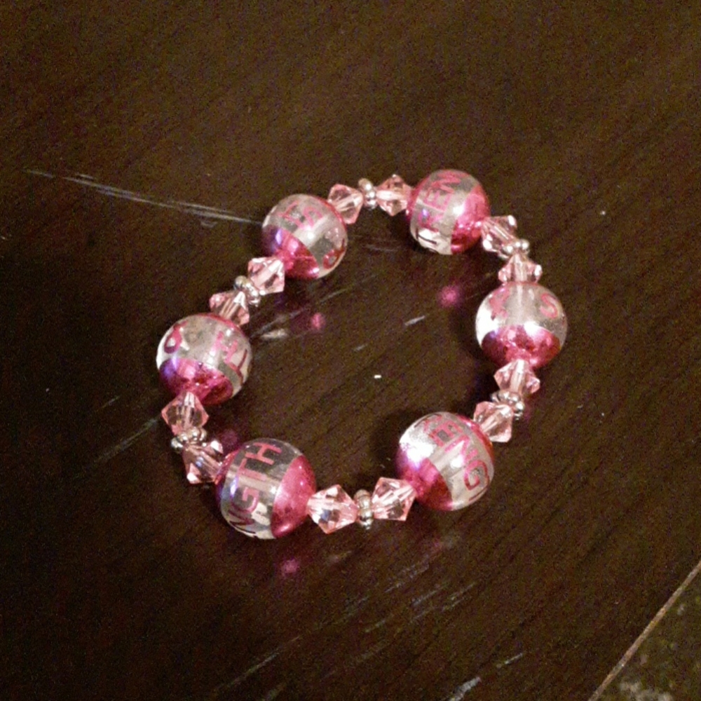 Breast Cancer Awareness Bracelet